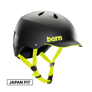 bern o[ WATTS bc wbg BEBM25 Matte Black/Lime (JAPAN FIT)