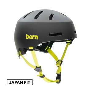 bern o[ MACON2.0 [R2.0 wbg BEBM29H Matte Black/Lime (JAPAN FIT)