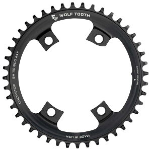 WOLF TOOTH EtgD[X 110 BCD 4 Bolt Chainring for Shimano GRX 44T/46T
