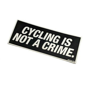 ORUCASE �I���P�[�X �X�e�b�J�[ Cycling is Not a Crime Stickers
