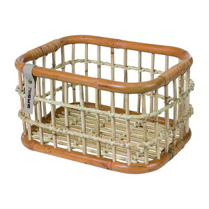 BASIL oW GREEN LIFE RATTAN FRONT/REAR BASKET O[Ct ^ tgA oXPbg
