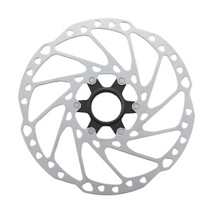 SHIMANO ディスクブレーキ ローター SM-RT64 センターロック 203mm ブラックロックリング付 (内スプライン) シマノ