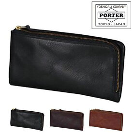 ポーター ソーク ロングウォレット 101-06001 吉田カバン ソーク PORTER SOAK 長財布 L字ファスナー ブランド メンズ レディース 小銭入れあり さいふ サイフ 牛革 革 レザー 101-06001 ギフト 一粒万倍日 吉日 『oz』