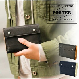 ポーター ダブル ウォレット 129-06011 吉田カバン PORTER 折財布 【PORTER DOUBLE/ ダブル】 129-06011 ブランド メンズ 男性用 財布 サイフ 小銭入れあり 楽天 ギフト 吉日 『oz』 父の日