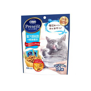 日本ペットフード　コンボキャットプレゼントおやつ　猫下部尿路の健康維持　シーフードミックス味　42g