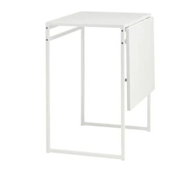 IKEA イケア MUDDUSムッデゥスドロップリーフテーブル, ホワイト801.607.92ikea いけあ 食卓 大人テーブル 折りたたみ 便利 北欧