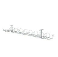 【在庫あります】ikea IKEA イケア SIGNUM シグヌムケーブルオーガナイザー 横型, シルバーカラー102.002…