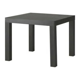 IKEA イケア LACK ラック 55×55cm サイドテーブル, ブラックブラウン 803.529.27