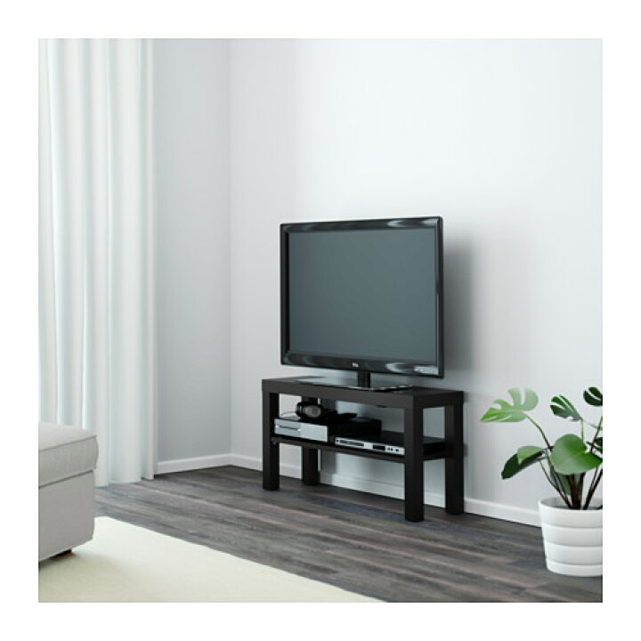 楽天市場 送料無料 Ikea Lack イケア テレビ台 ブラック 702 432 98 303 535 66 日本オアシス株式会社