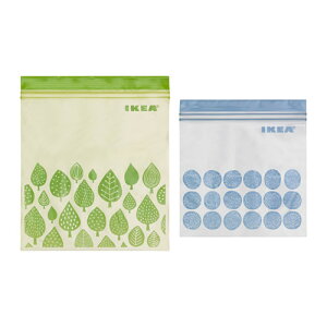 �yNEW�J���[�z�C�P�A IKEA ISTAD �t���[�U�[�o�b�O �v���X�`�b�N�� �A�\�[�g�J���[ �O���[��/�X�J�C�u���[ 50�s�[�X M�T�C�Y �W�b�v���b�N 803.404.11