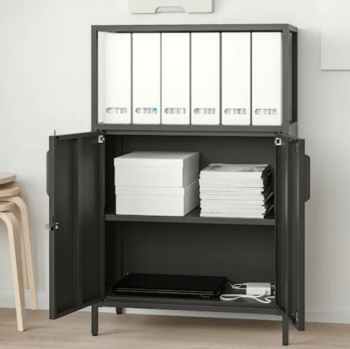 楽天市場】【NEW】IKEA イケア TROTTEN トロッテン キャビネット 扉付 