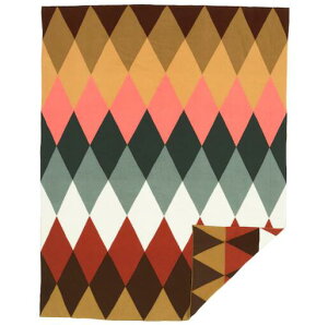 【NEW】IKEAイケア DEKORERA デコレラひざ掛け, ダイヤモンド柄 マルチカラー120x160 cm004.723.30