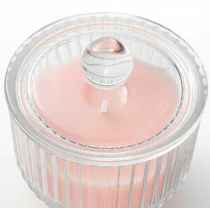 IKEA イケア BLOMDOFT ブロムドフト 香り付きキャンドル グラス入り, sweet pea/ライトオレンジ9 cm703.726.57