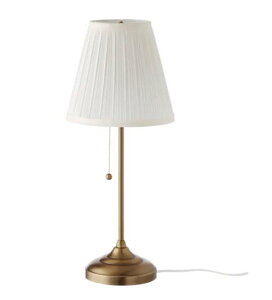 【NEW】IKEA イケア RSTID オースティードテーブルランプ, 真ちゅう/ホワイト203.213.78