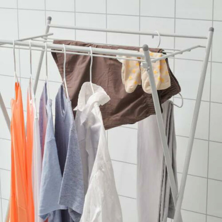 楽天市場 New Ikea イケア Slibb スリッブ物干しラック グレー68x45x105 Cm705 064 64 日本オアシス株式会社