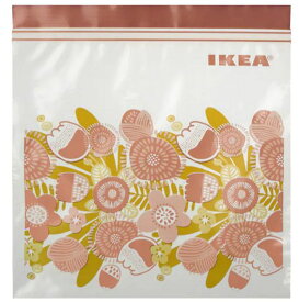 【NEW】IKEAイケアKLEN&#196;T クレネート フリーザーバッグ, 植物園ピンク, 2.5L 20 ピース604.827.41袋