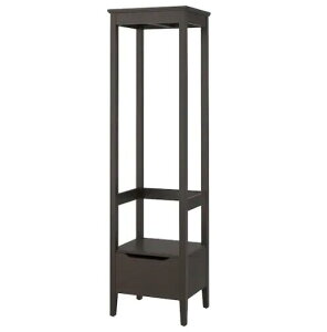 【NEW】IKEA ikea イケア IDANAS イダネスオープンワードローブ, ダークブラウン ステイン仕上げ59x211 cm604.588.40