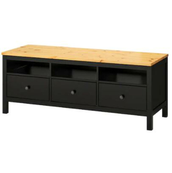 楽天市場】【NEW】IKEAイケアHEMNES ヘムネステレビ台, ブラック 