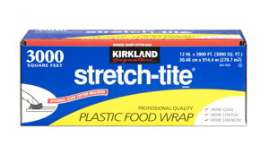 �J�[�N�����h�V�O�l�`���[ �t�[�h���b�v 30cm x 914mKirkland Signature Plastic Food Wrap Strech Tite 30cm x 914m�y���[���֕s�z