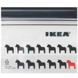 【新商品】IKEAイケアISTAD イースタード うまフリーザーバッグ, ブラック0.3 l 905.243.58