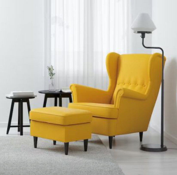 楽天市場】IKEA STRANDMON ストランドモンウイングチェア 