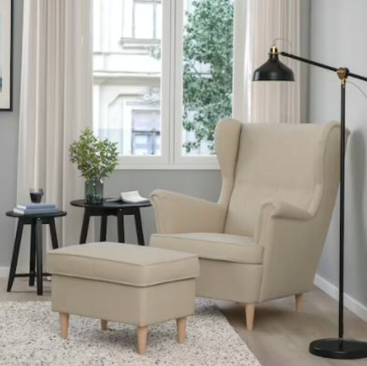 楽天市場】IKEA STRANDMON ストランドモンウイングチェア, ケーリンゲ 