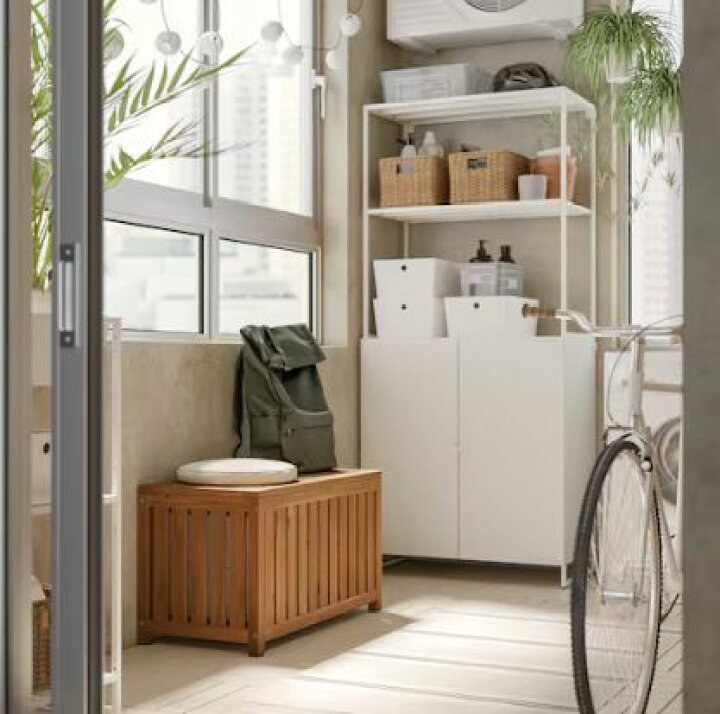楽天市場】IKEA NÄMMARÖ ネッマロー収納ボックス, ライトブラウン 