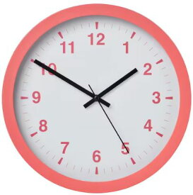 IKEA イケア TJALLA シャッラ壁掛け時計, 低消費電力/ピンク, 28 cm 505.408.88