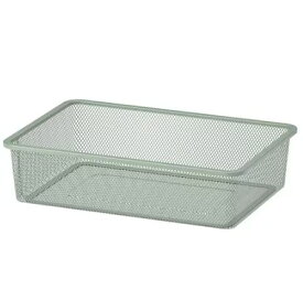 IKEA イケア TROFAST トロファストメッシュ収納ボックス, ライトグリーングレー, 42x30x10 cm 305.185.72