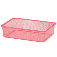 IKEA イケア TROFAST トロファストメッシュ収納ボックス, ライトレッド, 42x30x10 cm 805.300.86