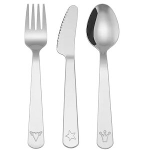 IKEA イケア FABLER ファブレルカトラリー3点セット, ステンレススチール101.581.89