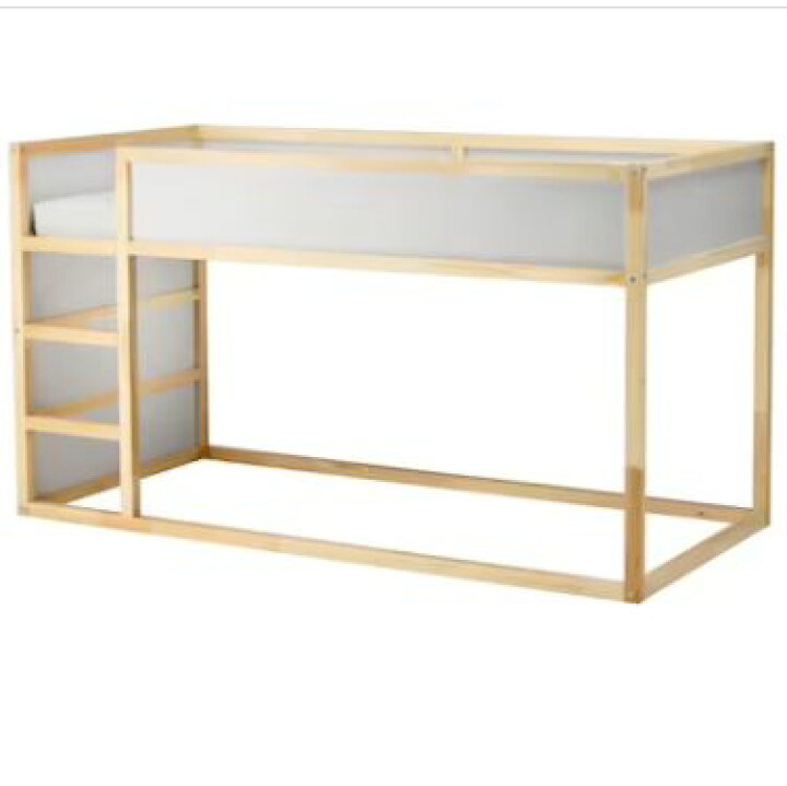 楽天市場】IKEA イケア KURA キューラリバーシブルベッド, ホワイト 