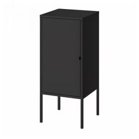 IKEA イケア LIXHULT リックスフルト キャビネット, メタル/チャコール35x60 cm 004.765.21