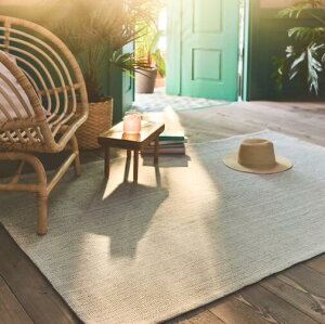 IKEA イケア TIPHEDE ティプヘデ ラグ 平織り, ナチュラル/ブラック120x180 cm 004.567.59