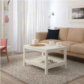IKEA イケア HAVSTA ハーヴスタコーヒーテーブル, ホワイト 75x60 cm 704.042.67