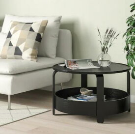 IKEA イケア BORGEBY ボルゲビーコーヒーテーブル, ブラック70 cm105.003.56