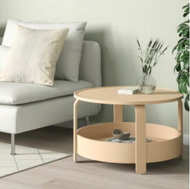 IKEA イケア BORGEBY ボルゲビーコーヒーテーブル,バーチ材突き板70 cm704.494.02
