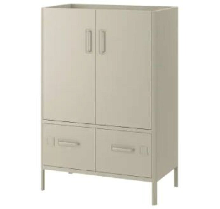 楽天市場 New Ikea イケア Idasen イドーセンキャビネット 扉 棚板付き ベージュ503 7 30 日本オアシス株式会社