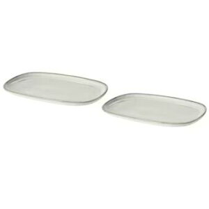 IKEA イケア GLADELIG グラデリグプレート, グレー20x13 cm 904.705.67