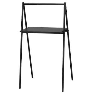IKEA イケア BJORKASEN ビョルコーセン 折りたたみテーブル, ブラック110x59 cm 205.273.36