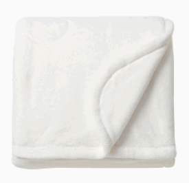 【NEW】IKEA ikeaKRANSSALVIA クランサルヴィア 毛布, ホワイト, 150x200 cm805.545.10シンプルなデザイン、触り心地がとてもいい