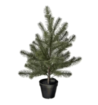 新品未開封　IKEA　クリスマスツリー　180センチ IKEA イケア クリスマスツリー FEJKA 180cm オーナメント付き