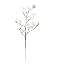 【NEW】IKEA ikeaSMYCKA スミッカ 造花 スプレー, 室内/屋外用/ハナミズキ ホワイト, 100 cm305.601.46お部屋をデコレーション