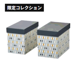 【NEW】IKEA ikeaDAKSJUS ダクシュース ふた付きボックス2個セット, 芽模様 オフホワイト/イエローブラウン205.670.49植物をおしゃれに飾る