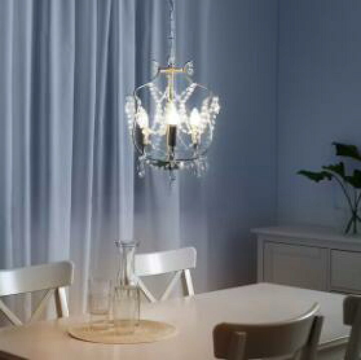 楽天市場】【NEW】IKEA KRISTALLER クリスターレルシャンデリア 3 