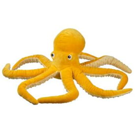 IKEA イケア BLÅVINGAD ブローヴィンガード ソフトトイ, タコ/イエロー, 50 cm 005.221.08