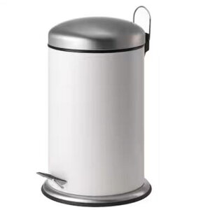 IKEA イケア ikeaMJOSA ミョーサペダル式ゴミ箱, ホワイト, 12 l　204.228.48北欧家具 シンプルおしゃれ ゴミ箱 ペダル式