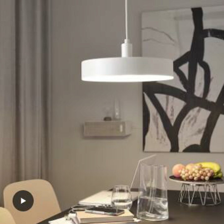 楽天市場】IKEA イケアNYMÅNE ニーモーネLEDペンダントランプ 