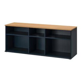 IKEA イケアSKRUVBY スクルーヴビー テレビ台, ブラックブルー, 156x38x60 cm805.203.65IKEA ikea イケア いけあ 通販 テーブル 北欧雑貨 北欧家具 棚 収納 インテリア