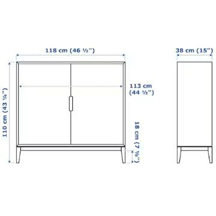 楽天市場】IKEA イケアREGISSÖR レシソール キャビネット, ホワイト 